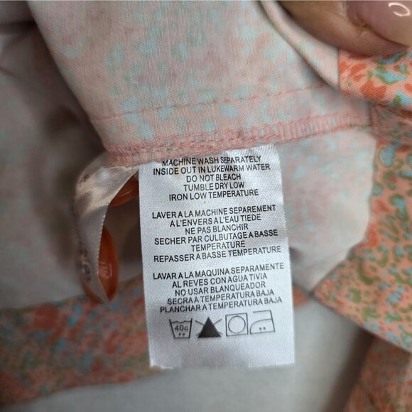 FDJ French Dressing Petite Jacket S Button Front Multicolor Stretch Lightweight - Picture 5 of 11